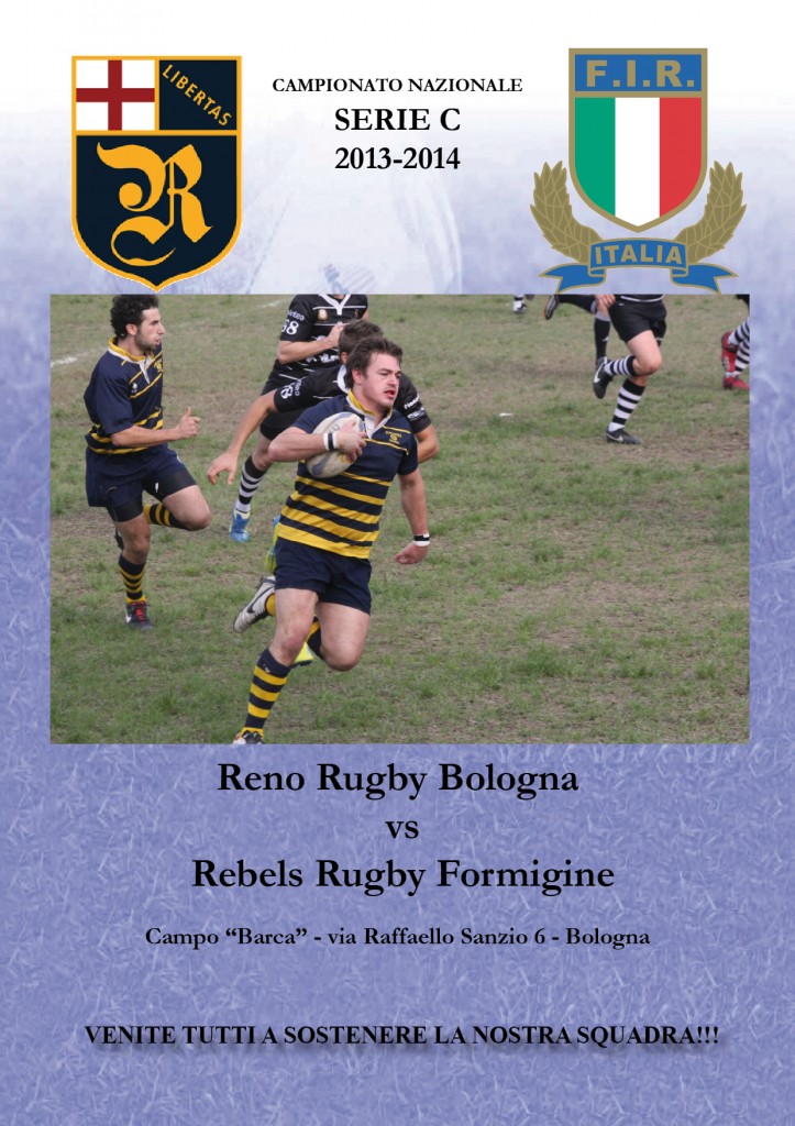 LOCANDINA RENO vs Rebels Formigine
