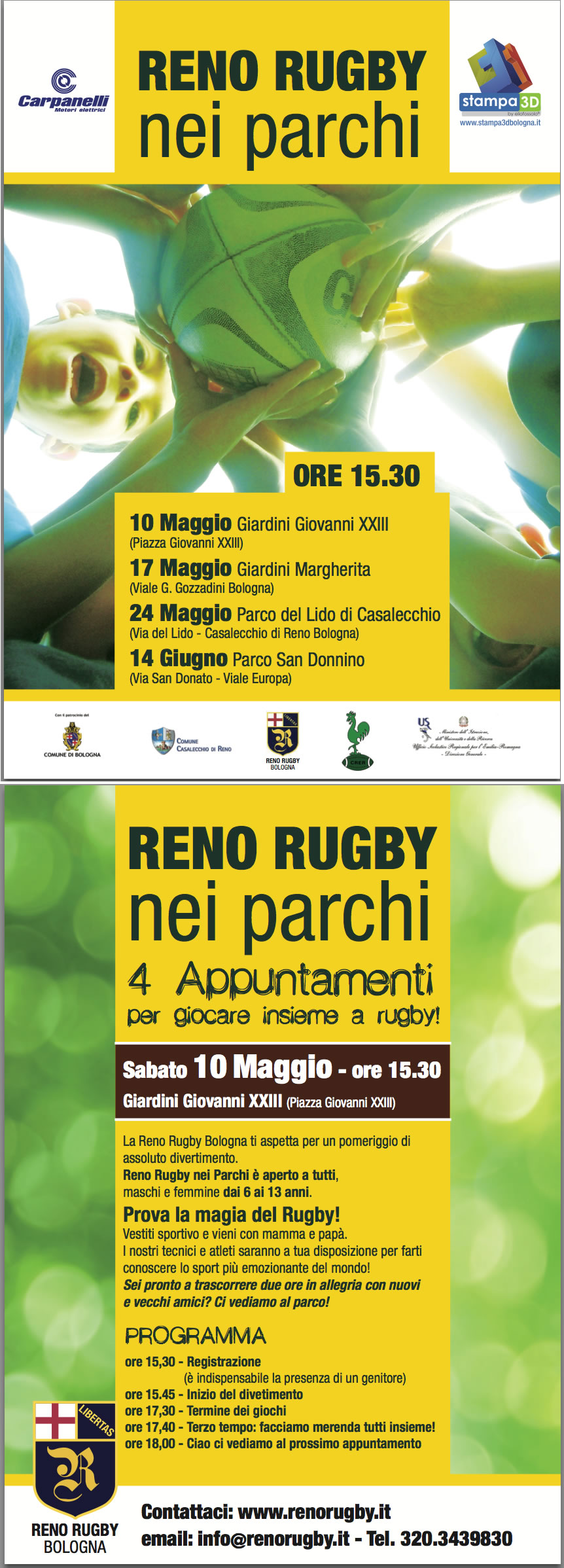 Reno Rugby nei parchi